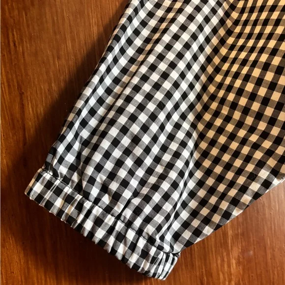 EUC Vintage CJ Banks Black & White Gingham Check Cotton Jacket | Women’s Plus 2X - Picture 11 of 16